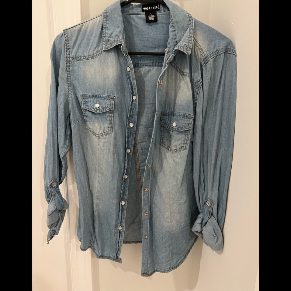 Wet Seal Denim shirt